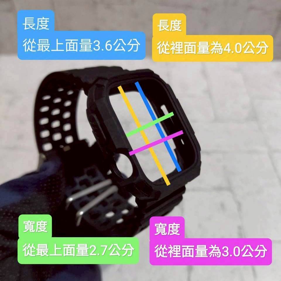 免費贈送【家德小舖】不知名的智慧手錶 錶帶 錶框 黑色 全新 保護殼 保護套 高質感 智能 運動 防摔錶帶 一體錶帶-細節圖6