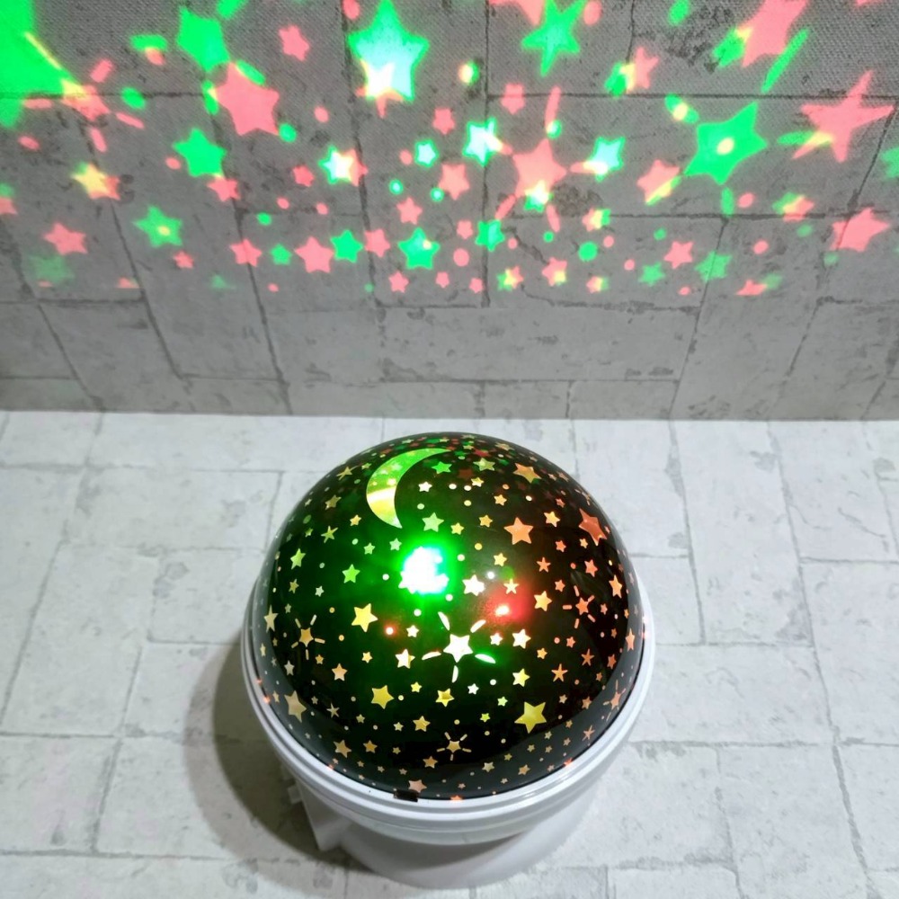 【家德小舖】星星投影燈 LED夜燈 可旋轉 可裝電池或插著電 全新 七種變化 LED 家庭 聚會 舞會 KTV 卡拉OK-細節圖3