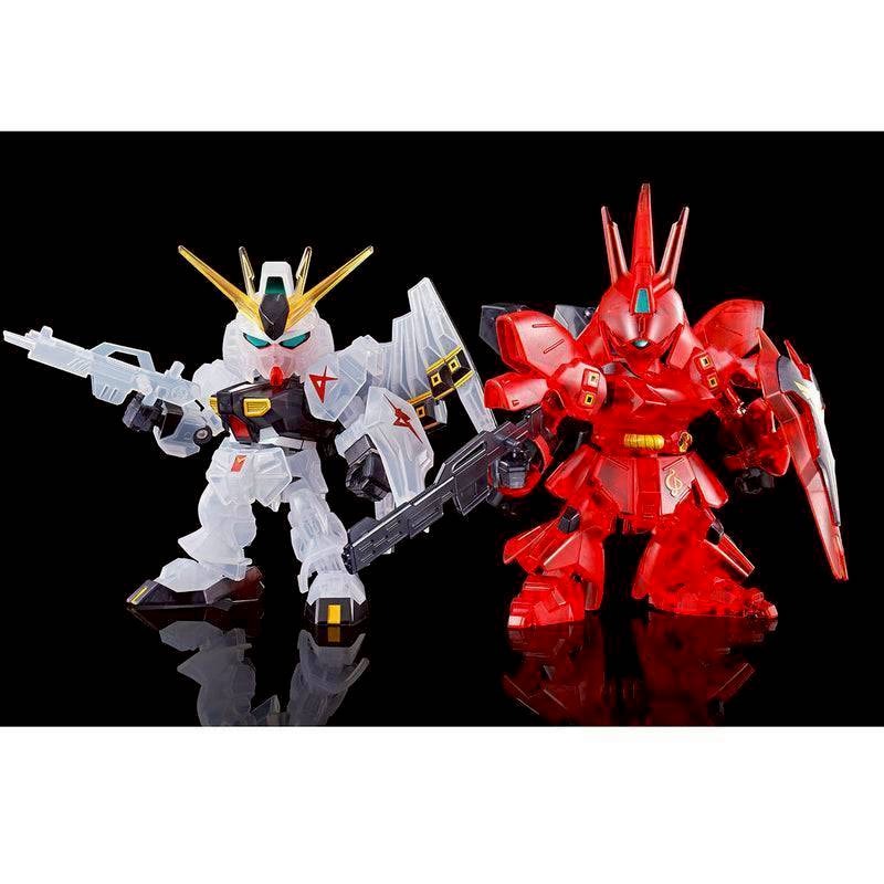 【家德小舖】v鋼彈 vs 沙薩比 透明配色 彩透 模型 SD鋼彈 全新未組裝 Nu鋼彈 EX-STANDARD 萬代正版-細節圖5