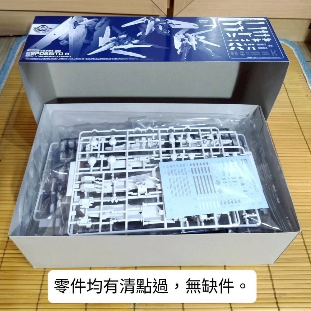 【家德小舖】30MM 埃斯波西托 eEXM-30 ESPOSSITO Θ 模型 PB 魂商店 1/144 全新 萬代正版-細節圖4