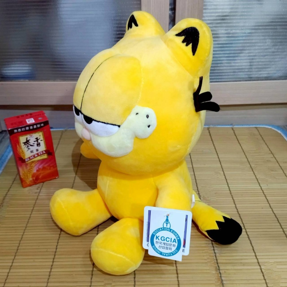 【家德小舖】加菲貓 Garfield 12吋 娃娃 全新 正版授權 33公分 玩偶 絨毛 玩偶 玩具 老姜 歐弟-細節圖2