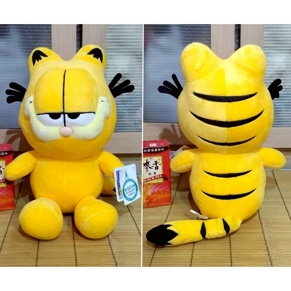 【家德小舖】加菲貓 Garfield 12吋 娃娃 全新 正版授權 33公分 玩偶 絨毛 玩偶 玩具 老姜 歐弟-細節圖4