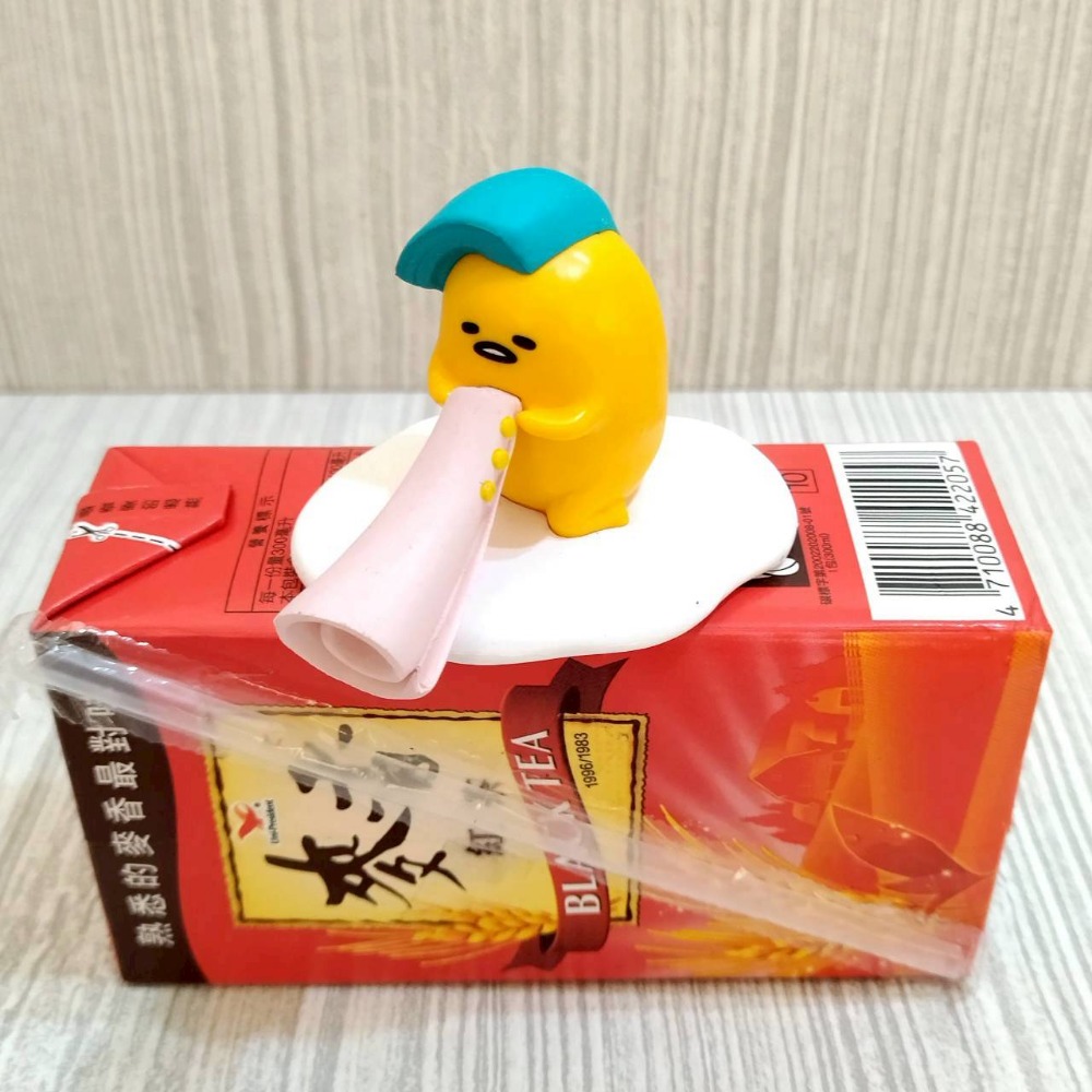 【家德小舖】蛋黃哥 喇叭手 軟爛樂團 公仔 三麗鷗正版授權 二手 很新 4公分 台灣限定 景品 玩具 Gudetama-細節圖2
