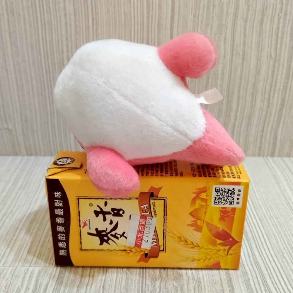 【家德小舖】海豚寶寶 愛漂亮 戴花 不會濕嗎 桃紅色 全新 吊飾 娃娃 10公分 掛飾 絨毛 玩偶 布偶 玩具 小海豚-細節圖3