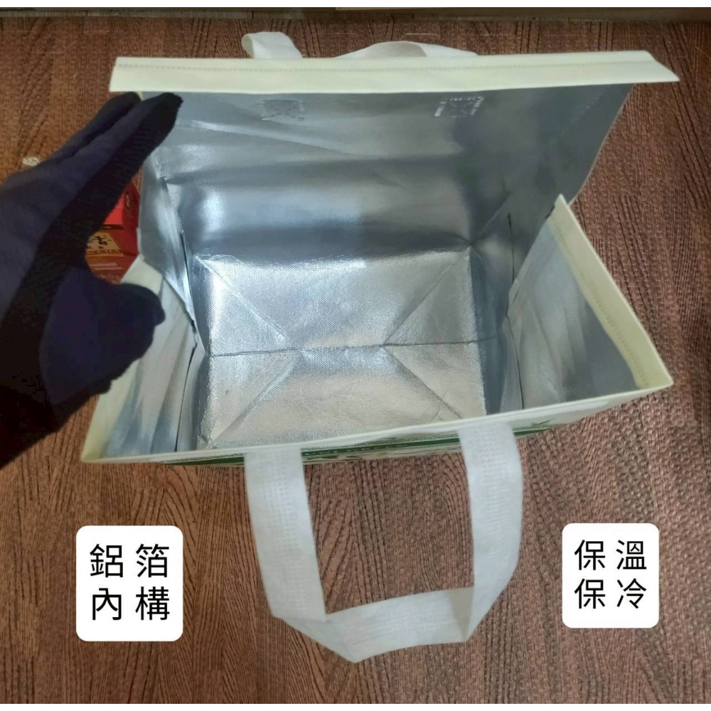 【家德小舖】UG UNI GREEN 保冷 保溫袋 環保袋 二手很新 31公分 堅固耐用 防水 購物袋 飲料提袋 手提袋-細節圖4