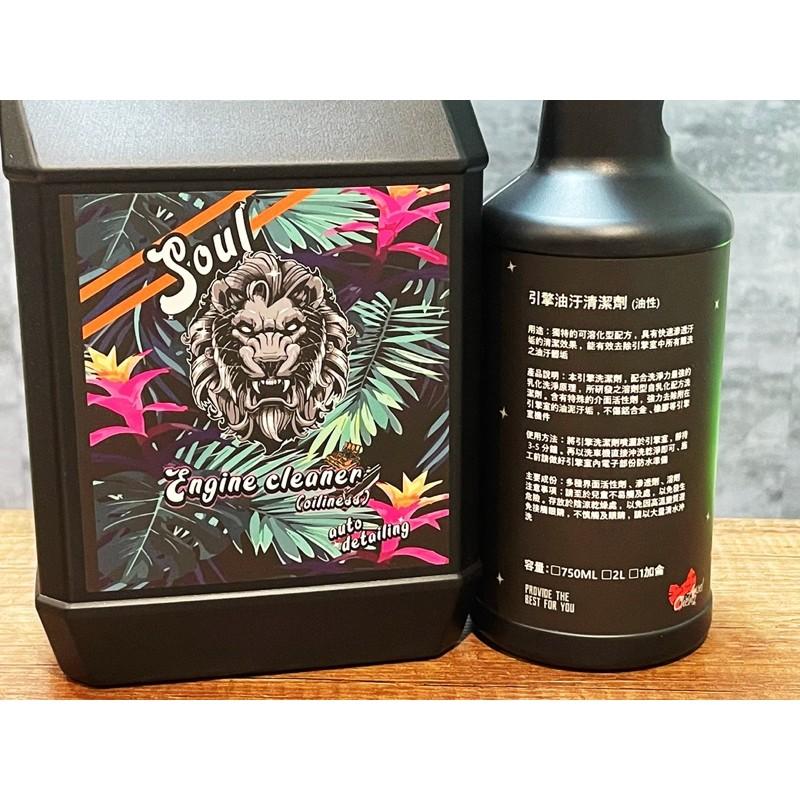 引擎清潔劑 引擎油污清洗劑 750ML 2L 1加侖 【Soul汽車美容商品】重油汙清潔 清潔劑 強力除油 除油劑-細節圖2