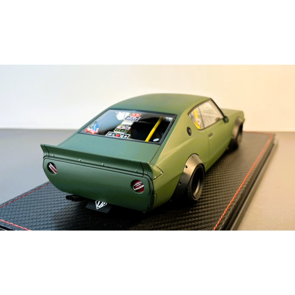 ignition model 1/18 LB-WORKS Kenmary 2Door Matte Green 軍綠-細節圖4