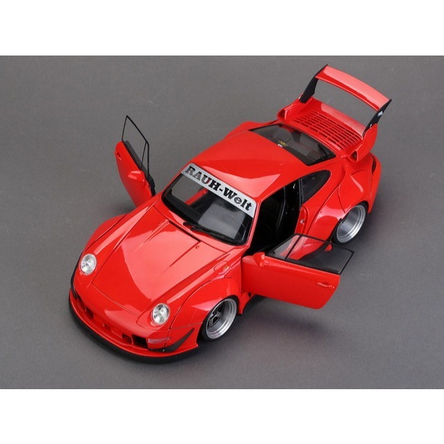 AUTO TUNNING MODEL 1/18 RWB 993 FISHBONE Red 會場限定版-細節圖3
