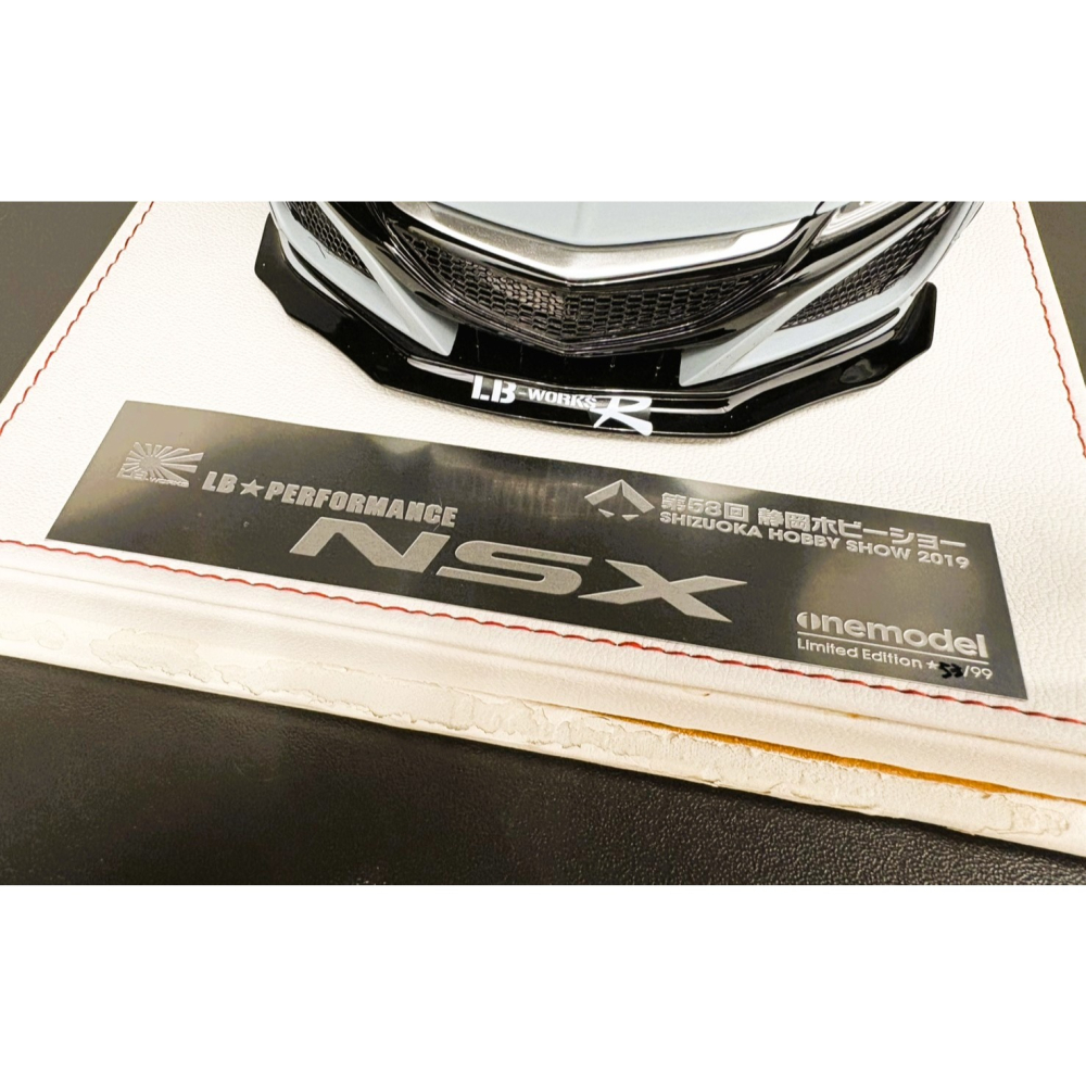 onemodel 1/18 LB NSX Zero Fighter 第58回靜岡模型展限定 戰鬥灰 另贈一組全新展示盒-細節圖5