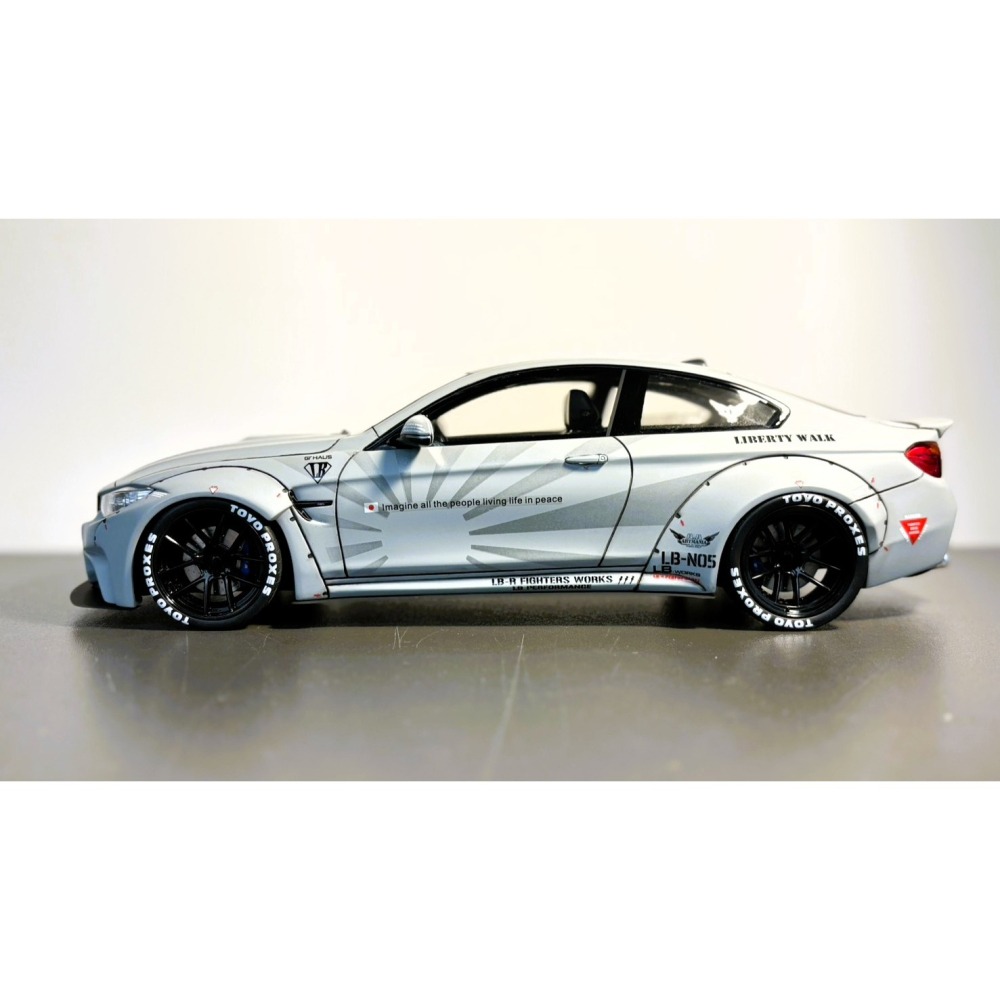 GT Spirit 1/18 LB Performance BMW M4 F32 改 Hobby Design 專用水貼-細節圖2