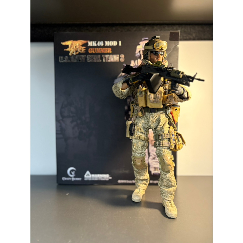 Crazy Dummy 1/6 U.S.NAVY SEAL TEAM 3 MK46 MOD 1 GUNNER-細節圖2