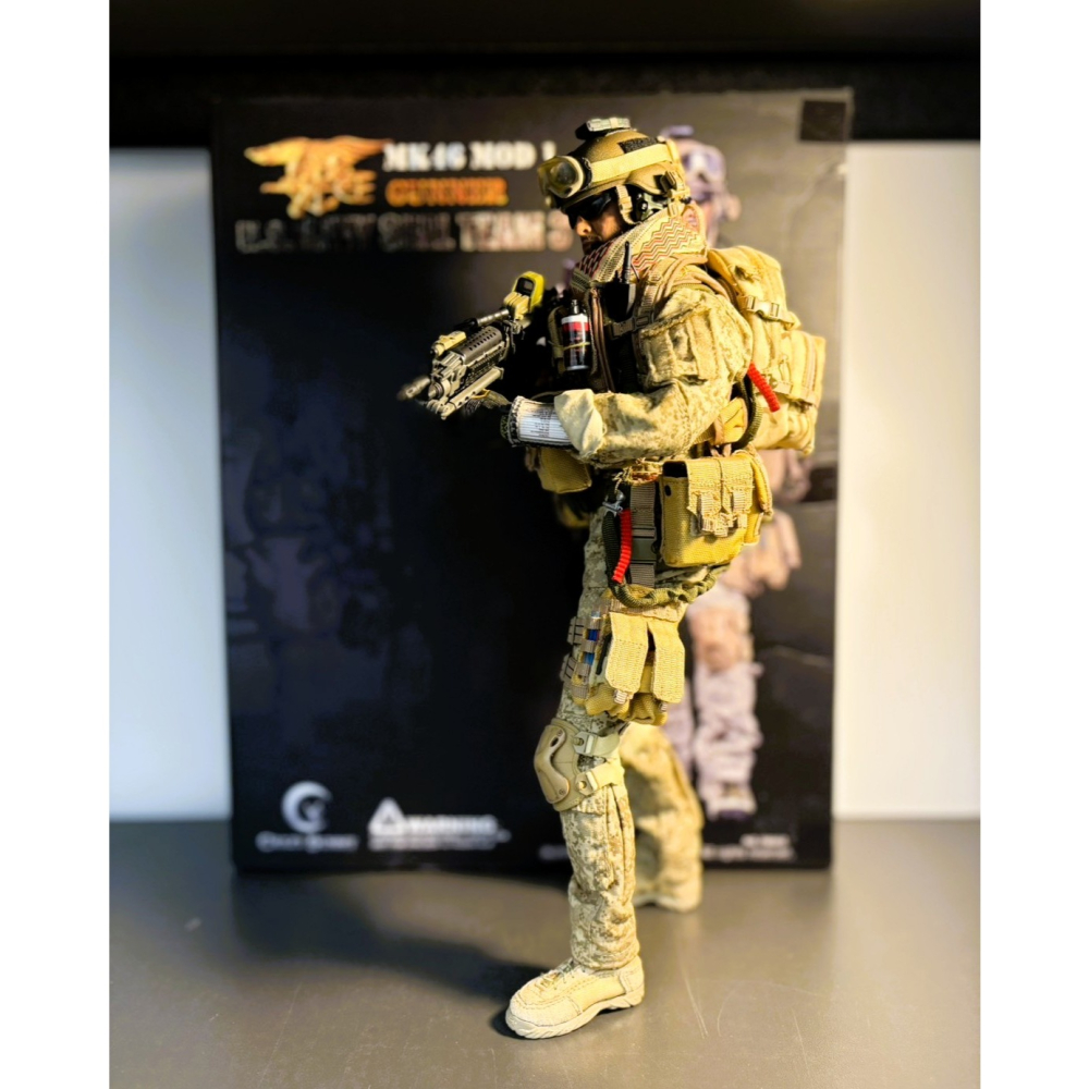 Crazy Dummy 1/6 U.S.NAVY SEAL TEAM 3 MK46 MOD 1 GUNNER-細節圖3