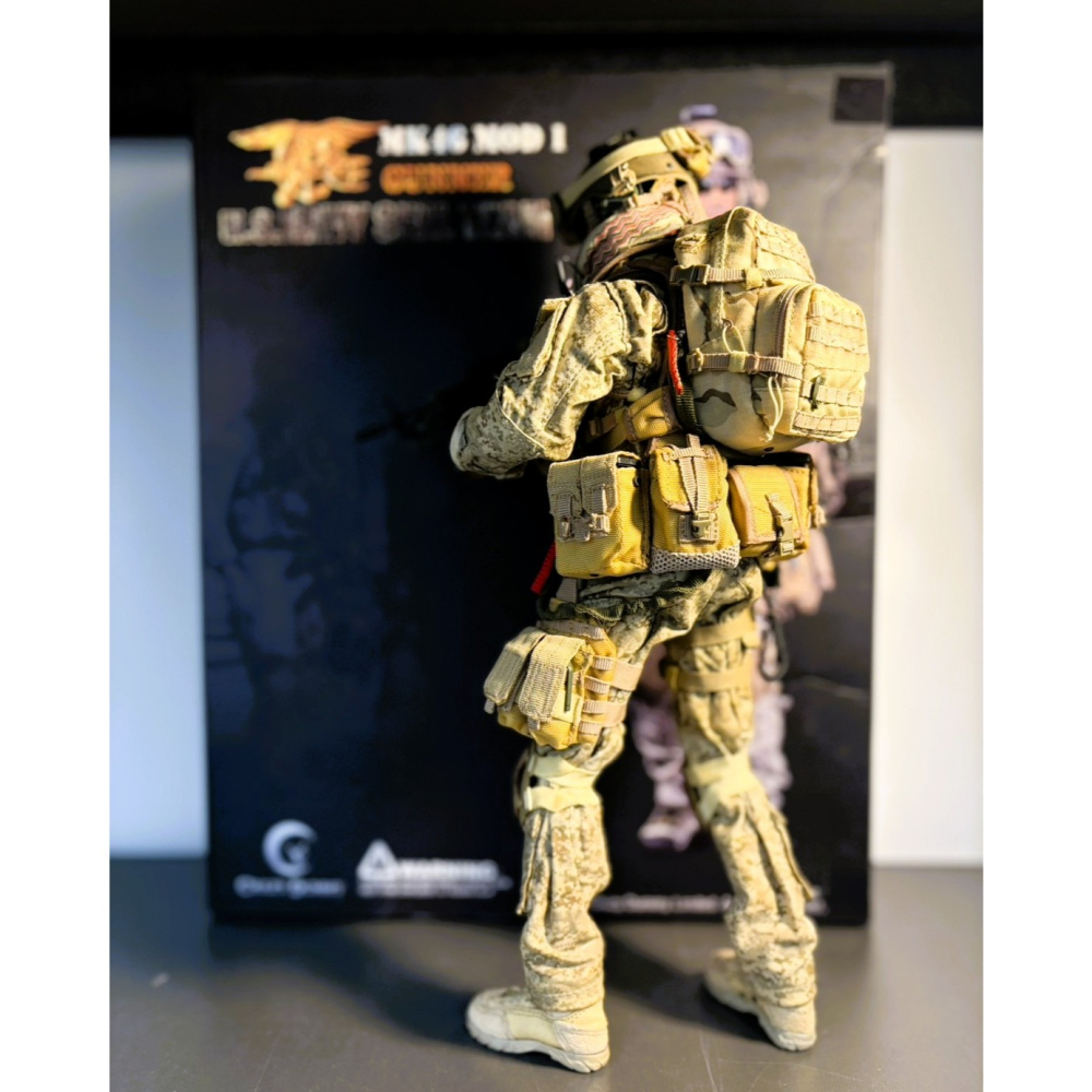 Crazy Dummy 1/6 U.S.NAVY SEAL TEAM 3 MK46 MOD 1 GUNNER-細節圖4