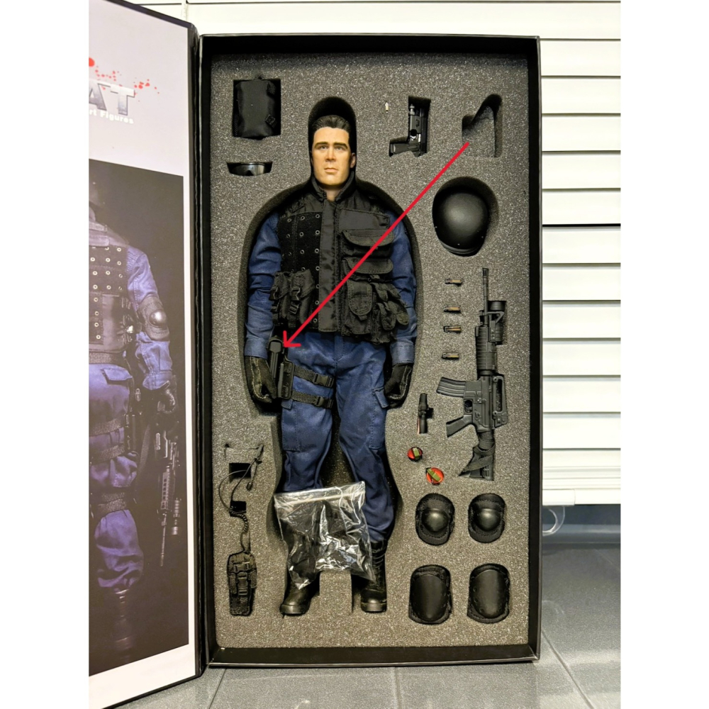Art Figures 1/6 LAPD SWAT 反恐特警組 柯林法洛 AF-0013-細節圖8