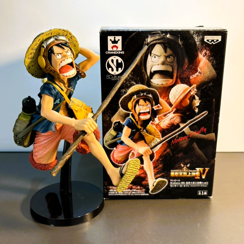 BANPRESTO 航海王 造型王頂上決戰IV Vol.1 魯夫 海賊王 萬榮玩具代理版-細節圖5