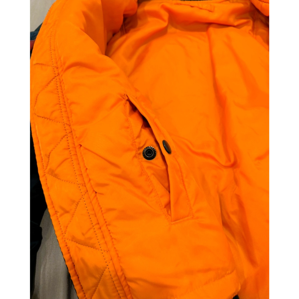 Alpha Industries Navy MA-1 Flex Slim FIt Jacket XXS 九成新-細節圖4