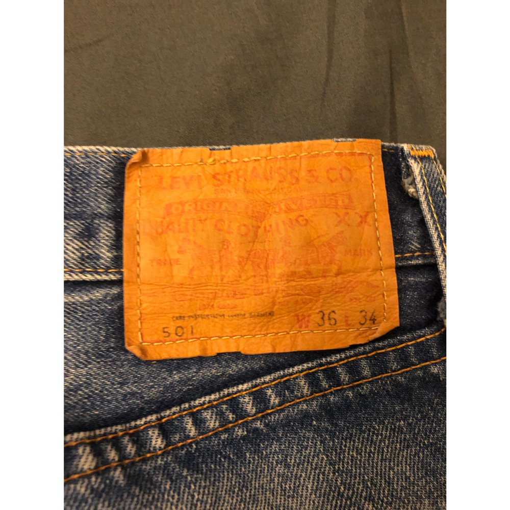 Levi＇s 501 LVC 71501-0016 美國製 W36 L34-細節圖3