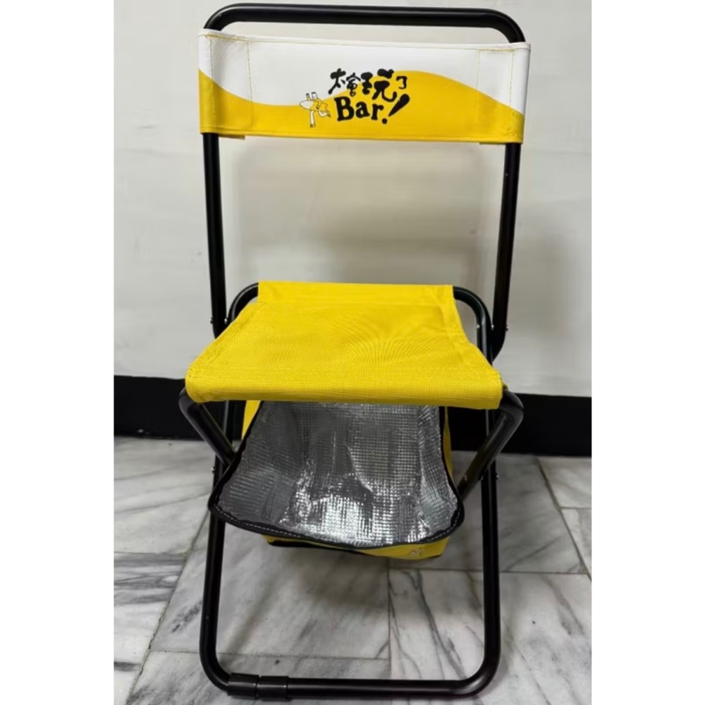 全新～Bar 麒麟啤酒霸折疊保冰椅，附保冷袋-細節圖3