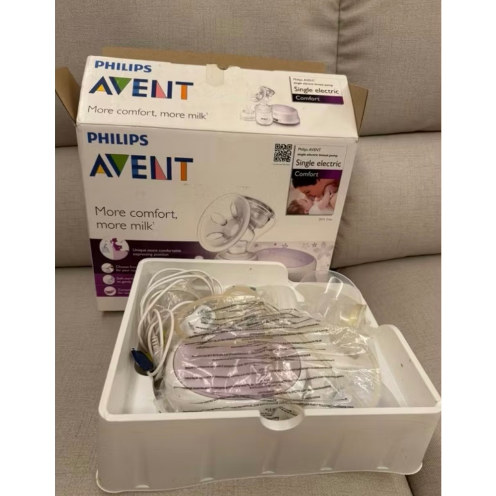二手 八成新 飛利浦新安怡（Philips Avent）舒適單邊電動吸乳器-細節圖3