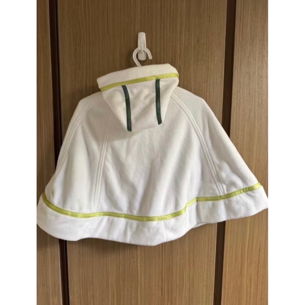 近全新 大愛科技雪白極輕保暖連帽斗篷（0～3歲）-細節圖2