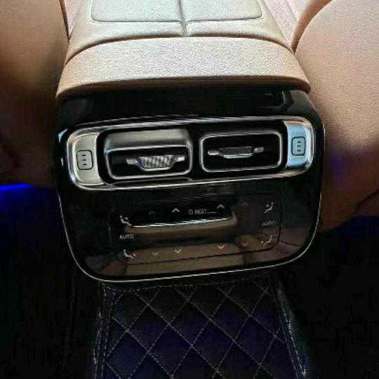 賓士 W223 S級 後座冷氣面板綱化膜 適用21-24年式 保護貼 玻璃貼 S350 S450 S500 現貨-細節圖2