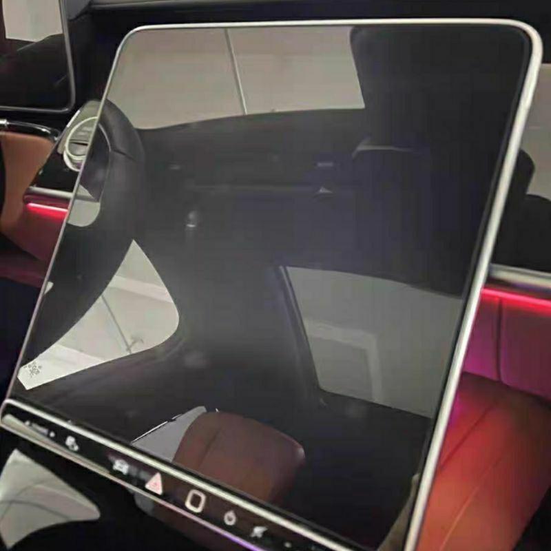 賓士 W223 S級 儀表板綱化膜 導航螢幕綱化膜 12.8吋 螢幕 中控 保護貼 玻璃貼 S350 S450 S500-細節圖3