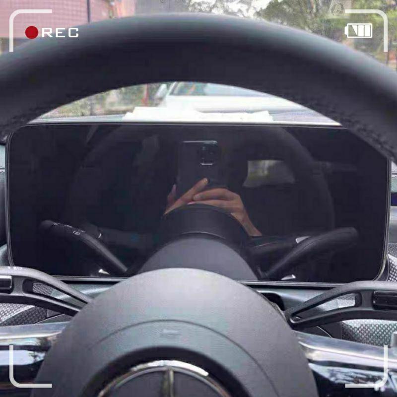 賓士 W223 S級 儀表板綱化膜 導航螢幕綱化膜 12.8吋 螢幕 中控 保護貼 玻璃貼 S350 S450 S500-細節圖9