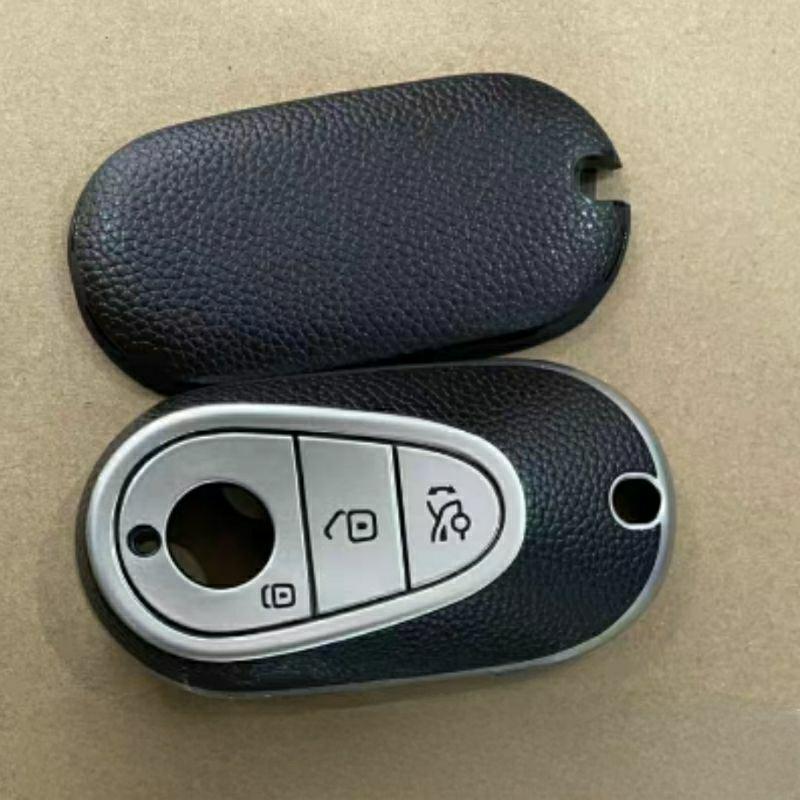 賓士 2023 大改款 GLC X254 W206 鑰匙皮套 鑰匙圈 汽車鑰匙皮套 鑰匙圈 鑰匙套 賓士鑰匙皮套 鑰匙包-細節圖7