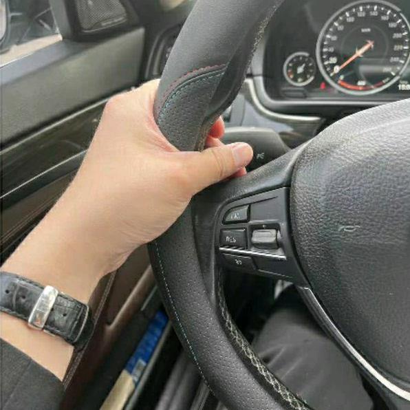 寶馬 方向盤套 G20 G21 G30 G31 F40 F44 G01 G02 38公分 方向盤皮套 方向盤 改裝-細節圖3