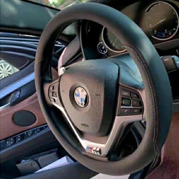 寶馬 方向盤套 G20 G21 G30 G31 F40 F44 G01 G02 38公分 方向盤皮套 方向盤 改裝-細節圖5