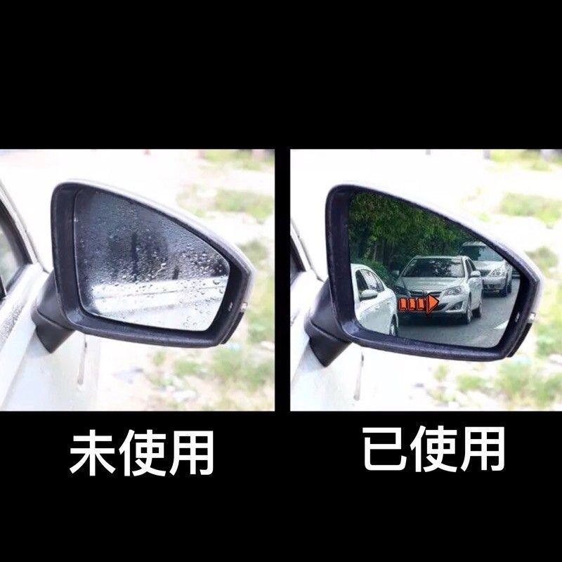 福斯 TCROSS 專用 後視鏡防水膜 「 一組2片 」汽車後照鏡 防雨膜 後視鏡貼 防水防霧 防眩光-細節圖2