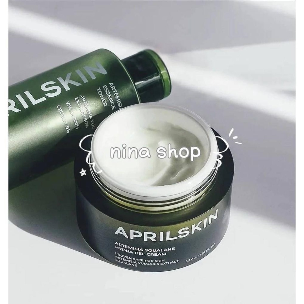 【APRILSKIN】艾草植萃化妝水、艾草角鯊烷補水面霜-細節圖2