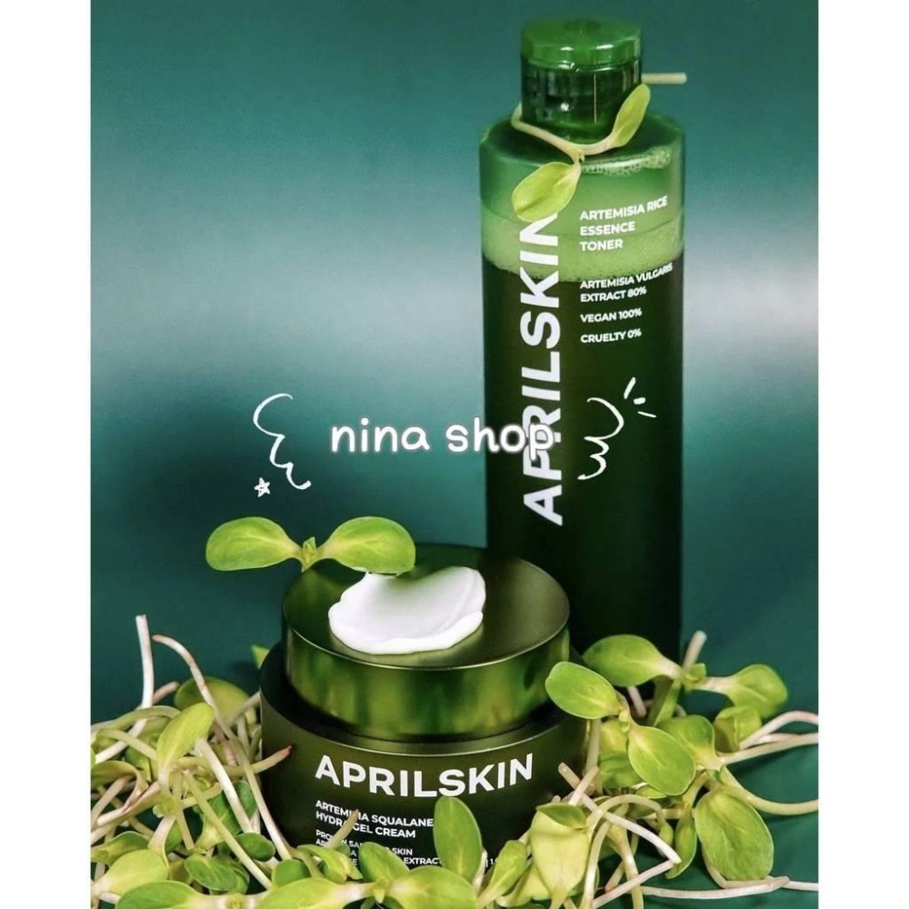 【APRILSKIN】艾草植萃化妝水、艾草角鯊烷補水面霜-細節圖8