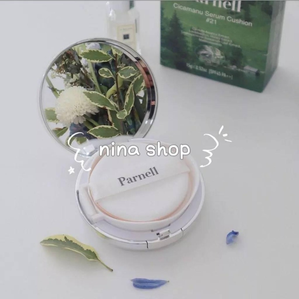 【Parnell】現貨🇰🇷積雪草精粹亮白氣墊粉餅 15g SPF45 PA++🌱𝐀𝐩𝐢𝐧𝐤愛用款🤍-細節圖5