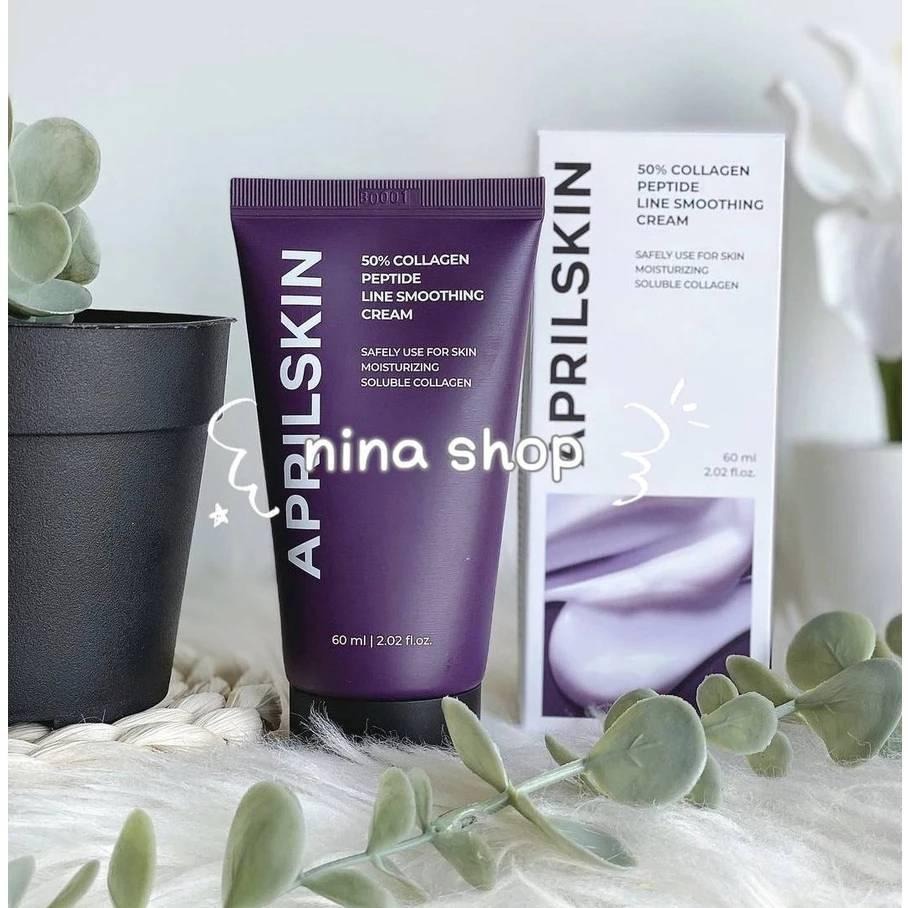 【APRILSKIN】膠原胜肽彈力面霜60ml、膠原胜肽彈力精華35ml-細節圖3