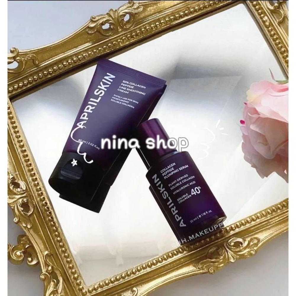 【APRILSKIN】膠原胜肽彈力面霜60ml、膠原胜肽彈力精華35ml-細節圖5