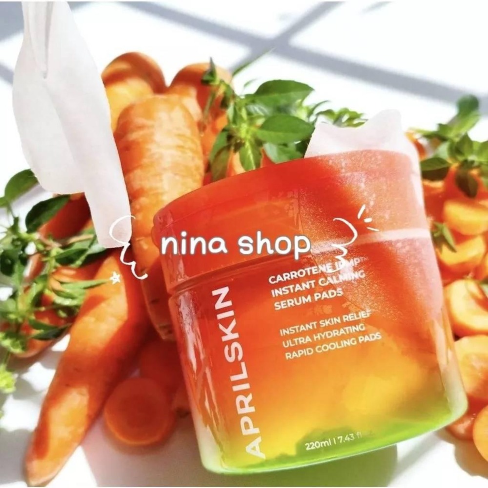 【APRILSKIN】🥕胡蘿蔔IPMP涼感舒緩棉片80片、胡蘿蔔賦活調理精華、胡蘿蔔修復調理霜、胡蘿蔔深層潔淨卸妝-細節圖2