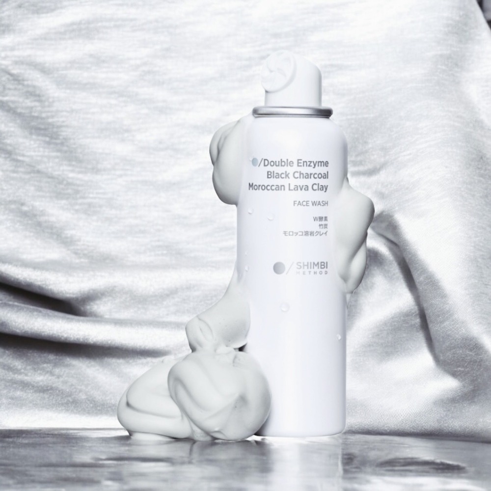 現貨🤍SHIMBI METHOD 酵素洗顏慕斯120g 竹炭 摩洛哥熔岩洗顏 雙酵素-細節圖6