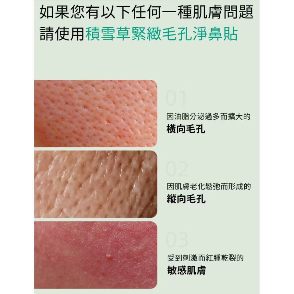 【SLLIGHT】現貨🤍積雪草深層毛孔潔淨鼻膜(一盒 8入)-細節圖3