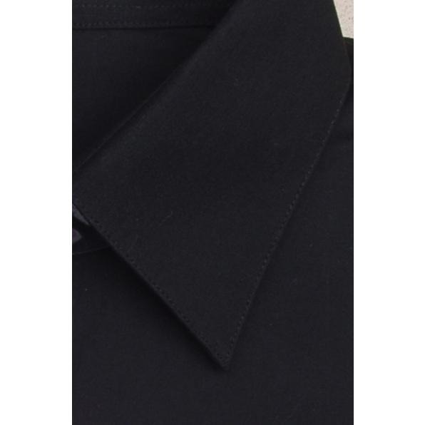 【阿信防皺襯衫】天絲棉 女長袖襯衫 貨號4018 黑襯衫 女襯衫 長袖襯衫 修身顯瘦 防皺好整理 通勤穿搭 現貨-細節圖2