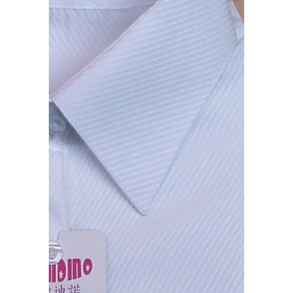 【阿信防皺襯衫】【女長袖】貨號4027白色斜條紋【女襯衫】抗皺漂亮剪裁｜大幅度腰身設計｜專業修身顯瘦｜面試上班正式制服-細節圖9