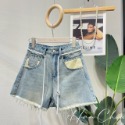 （特惠）正韓🇰🇷可樂瓶蓋牛仔短褲-規格圖2