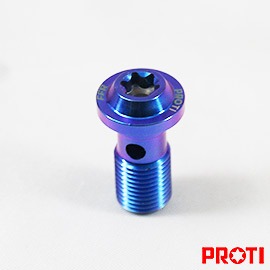 現貨 PROTI BREMBO 油管螺絲 油管 螺絲 鈦螺絲 正鈦 油管螺絲 P1.0 卡鉗油管螺絲 總泵油管螺絲-規格圖6