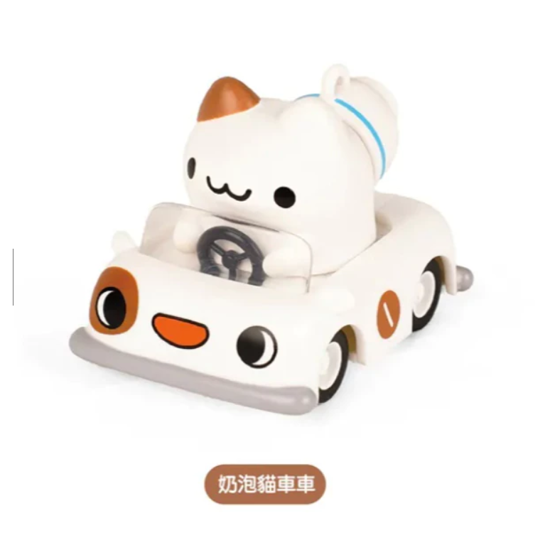 卡特島 貓貓蟲咖波 咖波好朋友跑跑迴力車 咖波款 狗狗款 兔兔款 奶泡貓款  玩具車 模型車 確認款-規格圖2