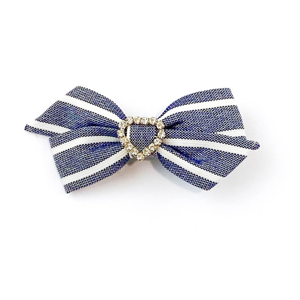 🔥菲雪飾品🔥蝴蝶結 愛心鑲鑽 髮飾 髮夾 飾品 邊夾 瀏海夾-規格圖4