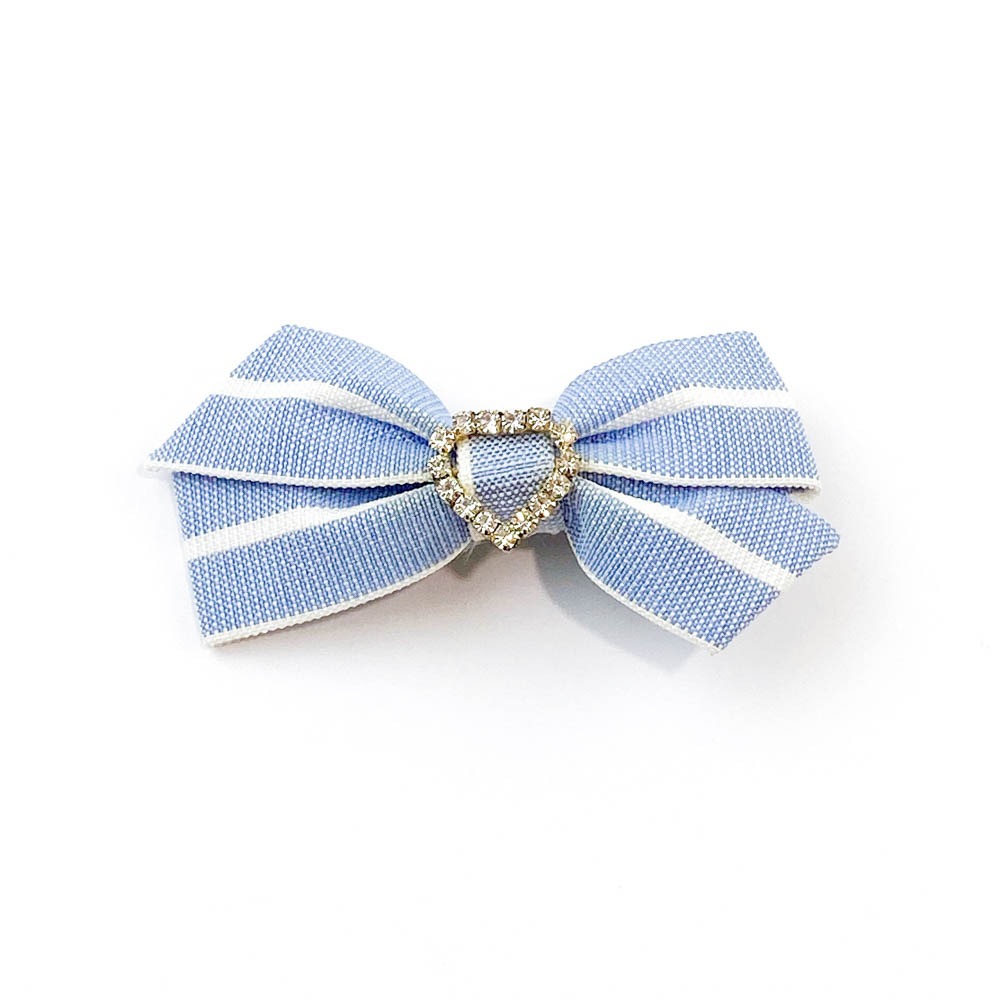 🔥菲雪飾品🔥蝴蝶結 愛心鑲鑽 髮飾 髮夾 飾品 邊夾 瀏海夾-規格圖4