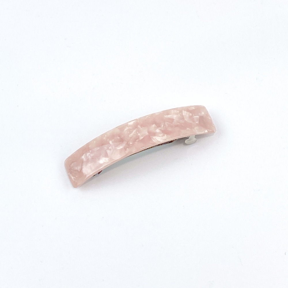 🔥菲雪飾品🔥長方形 醋酸 大理石紋造型 髮夾 髮飾 邊夾 彈簧夾(共6色)-規格圖10