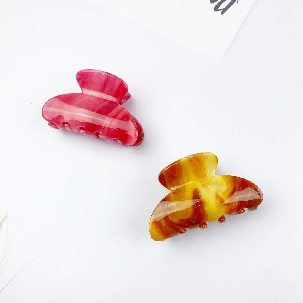 🔥菲雪飾品🔥星空不規則 髮飾 髮夾 馬尾夾 渲染 小抓夾(共6色)-細節圖4