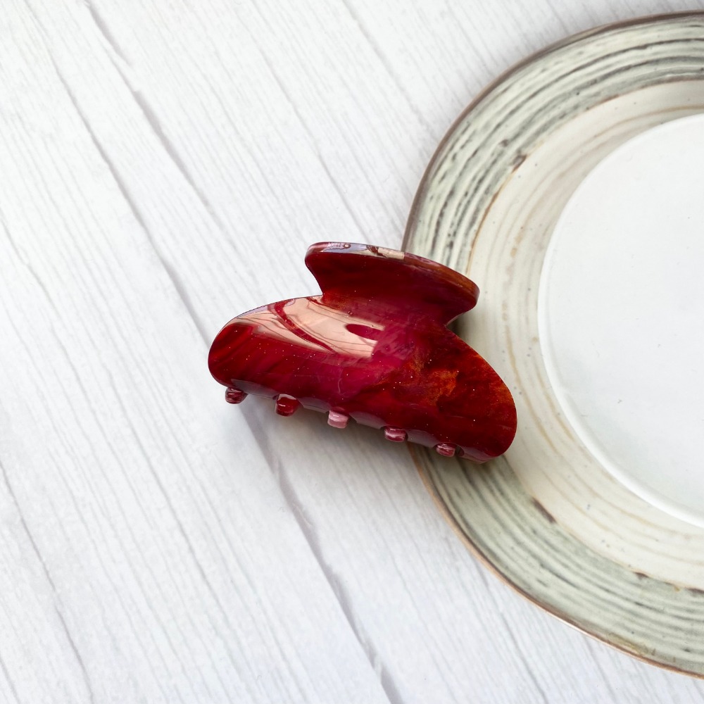 🔥菲雪飾品🔥星空不規則 髮飾 髮夾 馬尾夾 渲染 小抓夾(共6色)-規格圖9