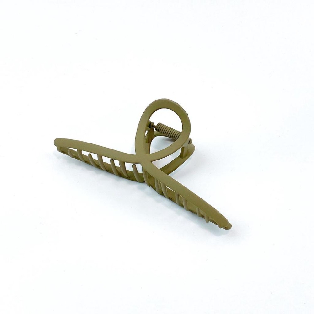 🔥菲雪飾品🔥磨砂 交叉一字 鯊魚夾 髮夾 髮飾 抓夾 馬尾夾-細節圖2